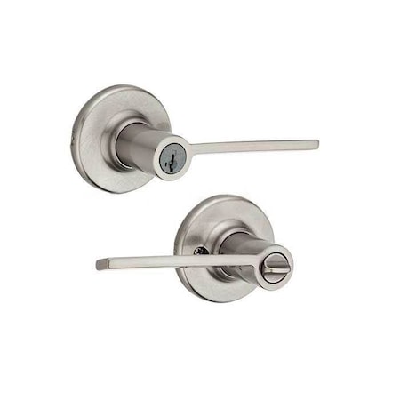 Kwikset Ladera Keyed Entry Lever 405LRL-RDT-15-SMT-6AL-RCS